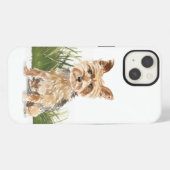 Yorkshire Terrier iPhone Hoesje (Achterkant horizontaal)
