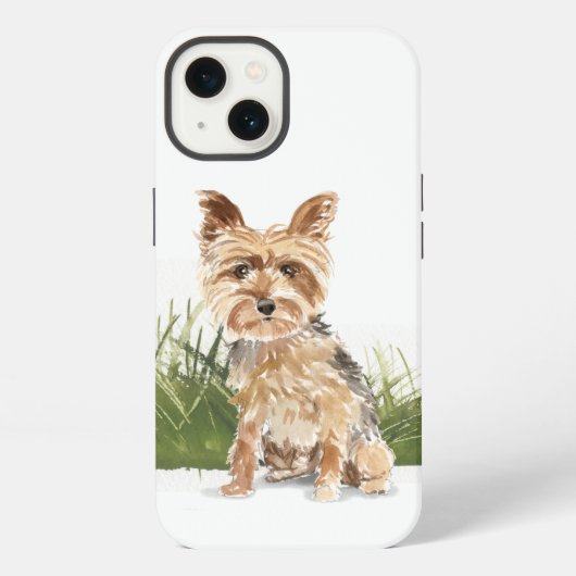 Yorkshire Terrier iPhone Hoesje (Achterkant)