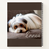 Yorkshire Terrier, Journal over verveling  Notitieboek (Achterkant)