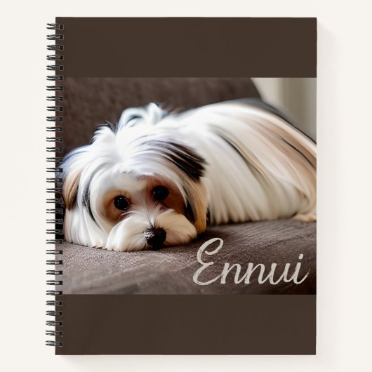 Yorkshire Terrier, Journal over verveling  Notitieboek (Voorkant)