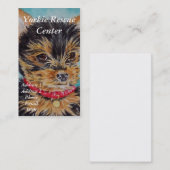 Yorkshire Terrier-kaarttemplate Visitekaartje (Voorkant / Achterkant)