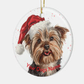 Yorkshire Terrier Keramisch Ornament (Links)