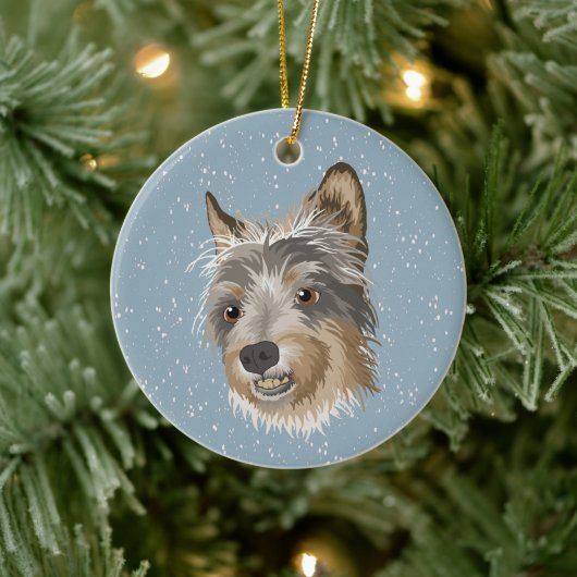 Yorkshire Terrier Keramisch Ornament (Boom)