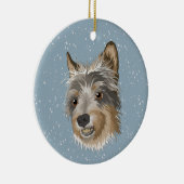 Yorkshire Terrier Keramisch Ornament (Rechts)
