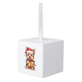 Yorkshire Terrier Kerstbellen Decoratie (Achter hoekig)