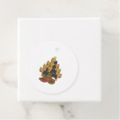 Yorkshire Terrier-kerstboom Bedankjes Labels (In situ)