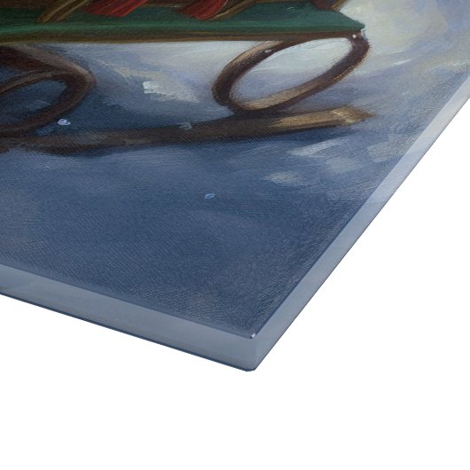 Yorkshire Terrier Kerstfeest Seizoen Snijplank (Hoek)