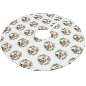 Yorkshire Terrier Kerstkrans feestelijke pup Kerstboom Rok (Gekanteld)