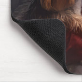 Yorkshire Terrier Kerstman Festive Kerstmis Muismat (Hoek)