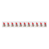 Yorkshire Terrier Kerstmis Grosgrain Lint (Voorkant)