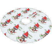 Yorkshire Terrier Kerstmis Kerstboom Rok (Gekanteld)