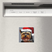 Yorkshire Terrier Kerstmis Magneet (Insitu (Vaatwasser))