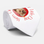 Yorkshire Terrier Kerstmis Stropdas (Opgerold)