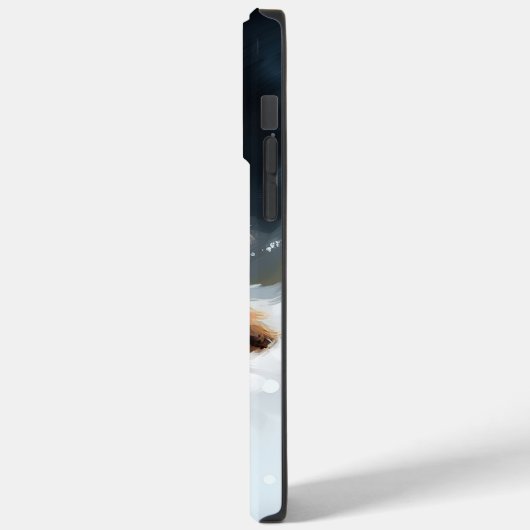 Yorkshire Terrier Kerstsneeuw winter Case-Mate iPhone Case (Achterkant / Links)