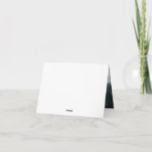 Yorkshire Terrier Kerstsneeuw winter Kaart (Achterkant)