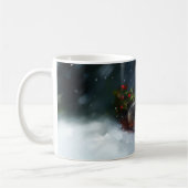 Yorkshire Terrier Kerstsneeuw winter Koffiemok (Links)