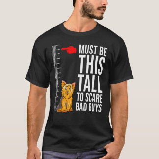 Yorkshire Terrier Klein Hondenras Eigenaar Hoogte T-shirt