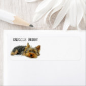 yorkshire-terrier knuffelvriend etiket (Insitu)