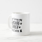 Yorkshire Terrier Koffiemok (Voorkant links)
