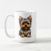 Yorkshire Terrier Koffiemok (Links)