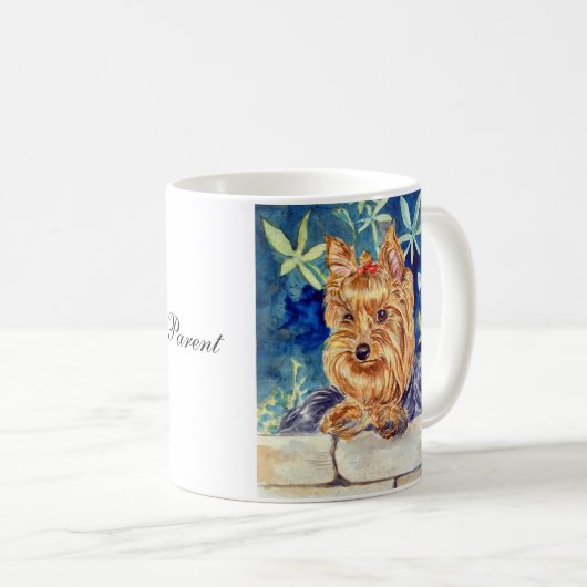 Yorkshire Terrier Koffiemok (Voorkant rechts)