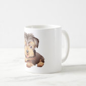 Yorkshire Terrier Koffiemok (Voorkant rechts)