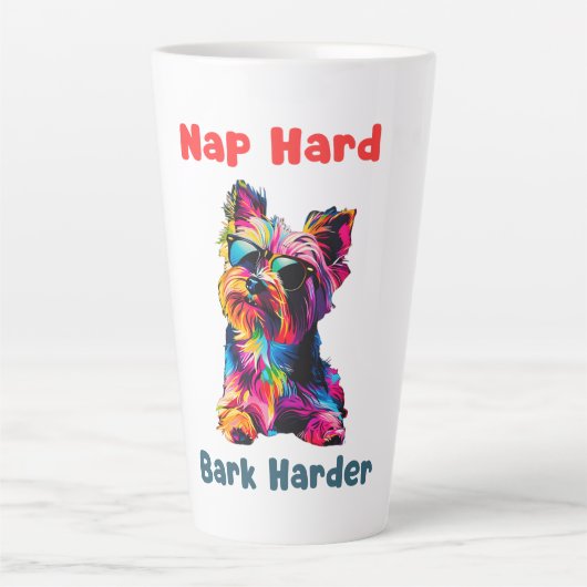 Yorkshire Terrier Latte Mok (Voorkant)