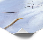 Yorkshire Terrier liet het sneeuwen Kerstmis Perfect Poster (Hoek)