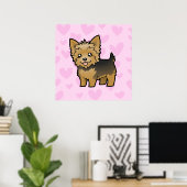 Yorkshire Terrier Love Poster (Thuiskantoor)