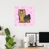 Yorkshire Terrier Love Poster (Thuiskantoor)