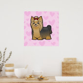 Yorkshire Terrier Love Poster (Keuken)