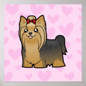 Yorkshire Terrier Love Poster (Voorkant)