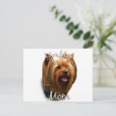 Yorkshire Terrier Ma 2 Briefkaart (Staand voorkant)