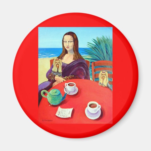 Yorkshire Terrier magneet (Voorkant)