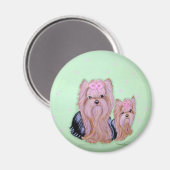 Yorkshire Terrier Magneet (Voorkant / Achterkant)