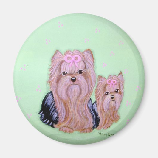 Yorkshire Terrier Magneet (Voorkant)