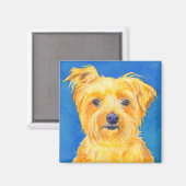 Yorkshire Terrier Magnet - "Sammy" (Voorkant / Achterkant)