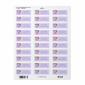 Yorkshire Terrier Moeder en Trots erop Etiket (Full Sheet)