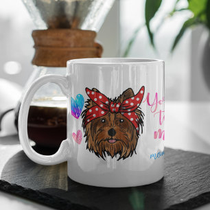 Yorkshire Terrier Moeder Mooi Moederdag Geschenk H Koffiemok
