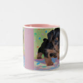 Yorkshire Terrier Mok (Voorkant rechts)