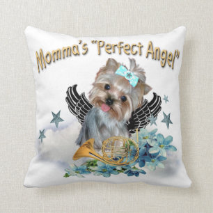 Yorkshire Terrier Momma's Angel Pillow Kussen