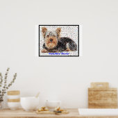 Yorkshire Terrier Montage Poster (Keuken)