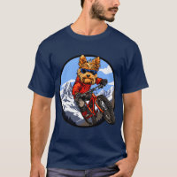 Yorkshire Terrier Mountainbike / Biker Terrier T-S