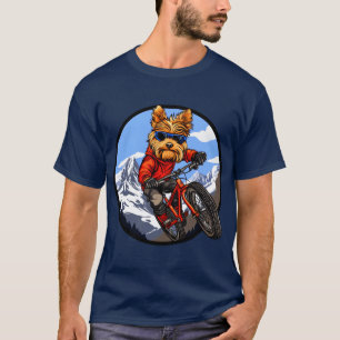 Yorkshire Terrier Mountainbike / Biker Terrier T-S T-shirt