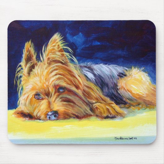 Yorkshire Terrier Mousepad Muismat (Voorkant)