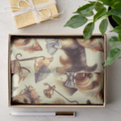  Yorkshire Terrier naadloos Tissuepapier (Geschenk)