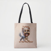 Yorkshire Terrier - Naam hond toevoegen, tekst wij Tote Bag (Voorkant)