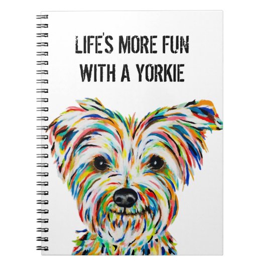 Yorkshire Terrier Notitieboek 6,5 x 8,75 inch (Voorkant)