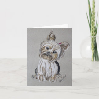 Yorkshire Terrier-notitiekaarten Kaart