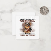 Yorkshire Terrier Notitiekaartje (Voorkant / Achterkant in situ)